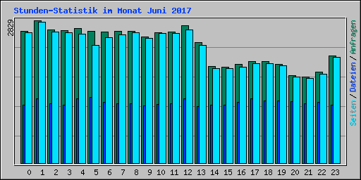 Stunden-Statistik im Monat Juni 2017