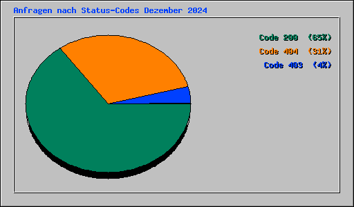 Anfragen nach Status-Codes Dezember 2024