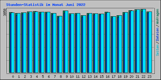 Stunden-Statistik im Monat Juni 2022